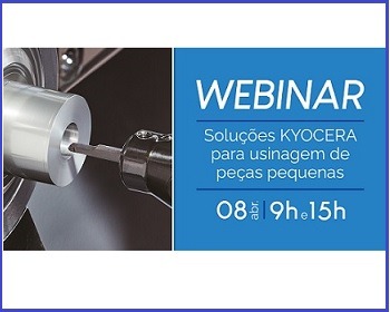Imagem da notícia "Kyocera promove evento sobre usinagem de peças pequenas"