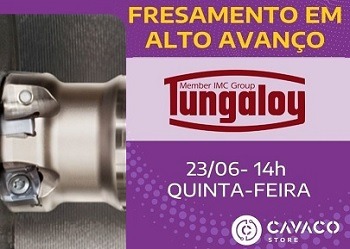 Imagem da notícia "Cavaco.Store e Tungaloy promovem webinar sobre HFM"