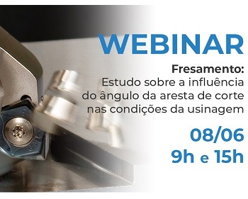 Imagem da notícia "Kyocera: a influência do ângulo da aresta no fresamento"