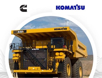 Imagem da notícia "Cummins e Komatsu: parceria em caminhões zero emissão"