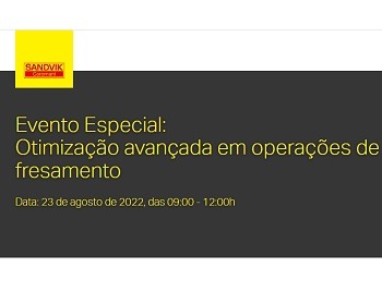 Imagem da notícia "Sandvik, CGTech e MasterCam se unem em evento de fresamento"