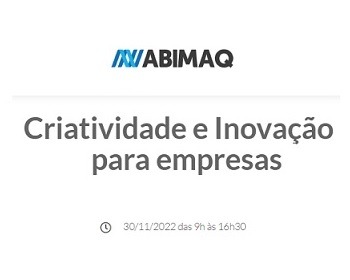 Imagem da notícia "Abimaq promove “Criatividade e Inovação para Empresas”"