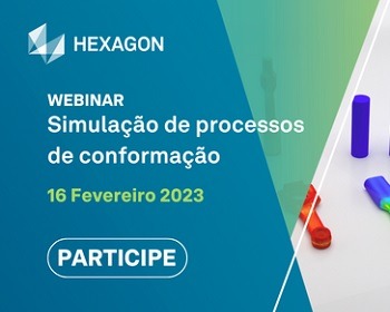Imagem da notícia "Webinar Hexagon sobre simulação de processos de conformação"