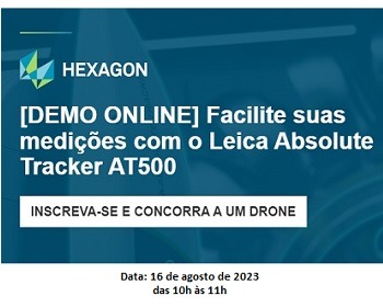 Imagem da notícia "Em seminário online do Tracker AT500, Hexagon irá sortear drone"