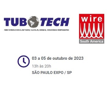 Imagem da notícia "Tubotech e wire South America acontecem esta semana em SP"