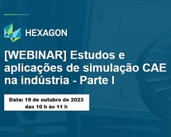 Imagem da notícia "Hexagon promove webinar sobre simulação CAE na indústria"