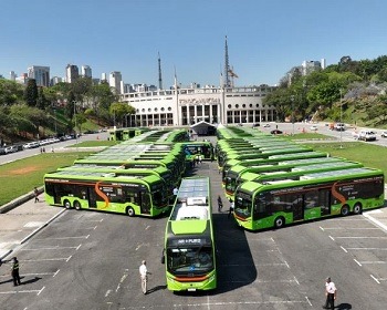 Imagem da notícia "WEG fornece powertrain e baterias dos novos ônibus elétricos de SP"
