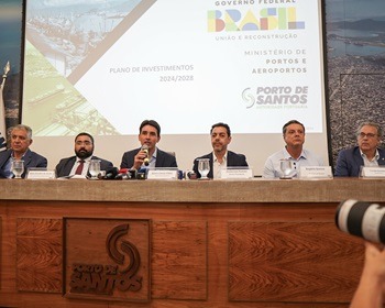 Imagem da notícia "Porto de Santos vai receber investimento de R$ 21,28 bilhões"