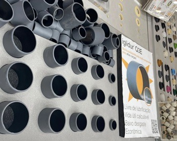 Imagem da notícia "Igus apresenta polímeros “pesos-pesado” na Feimec"