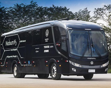 Imagem da notícia "CBMM, Toshiba e Volks testam ônibus elétrico com bateria de nióbio"