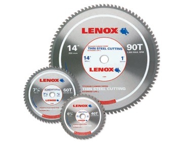 Imagem da notícia "Lenox lança linha de lâminas de serra circular para metais"