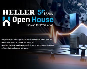 Imagem da notícia "Heller 50 anos de Brasil: Open House foca no futuro da usinagem"