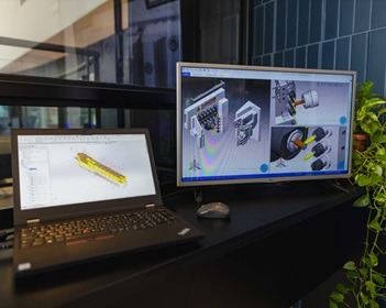 Imagem da notícia "SolidCAM aborda a programação de tornos de cabeçote móvel"