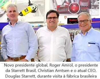Imagem da notícia "Starrett tem novo presidente global"