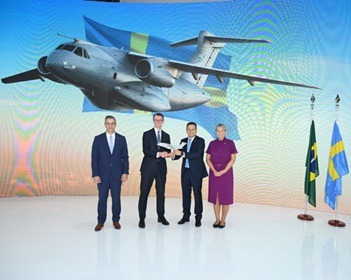 Imagem da notícia "Suécia compra quatro C-390 Millennium da Embraer"