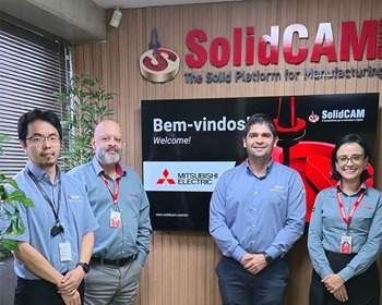 Imagem da notícia "SolidCAM e Mitsubishi Electric fecham parceria no Brasil"
