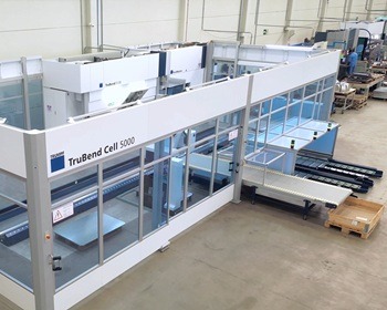 Imagem da notícia "Tecnolaser moderniza fábrica com célula robotizada da Trumpf"