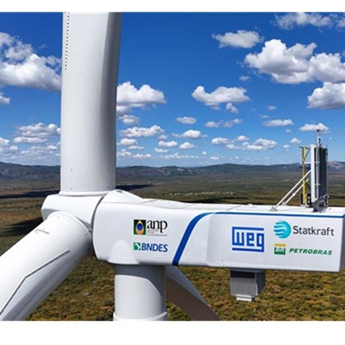 Imagem da notícia "Maior aerogerador das Américas é instalado na Bahia"