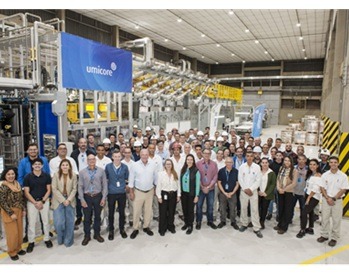 Imagem da notícia "Umicore inaugura nova linha de produção em SP"