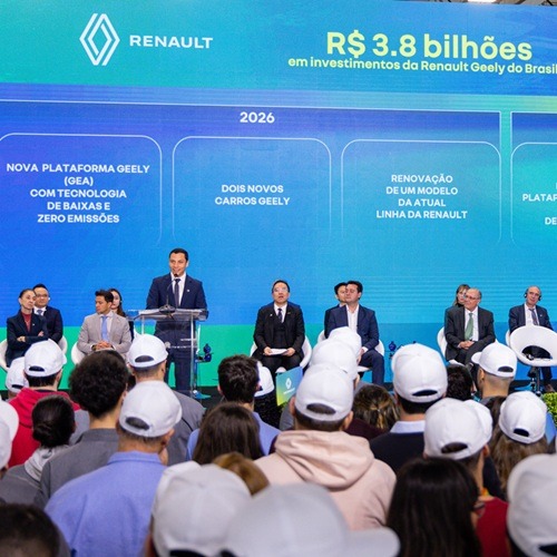 Imagem da notícia "Renault Geely do Brasil vai investir R$ 3,8 bilhões no Paraná"