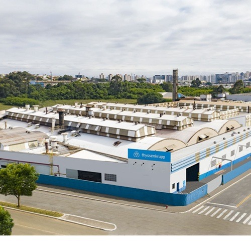Imagem da notícia "Thyssenkrupp investe na ampliação da fábrica de SP"